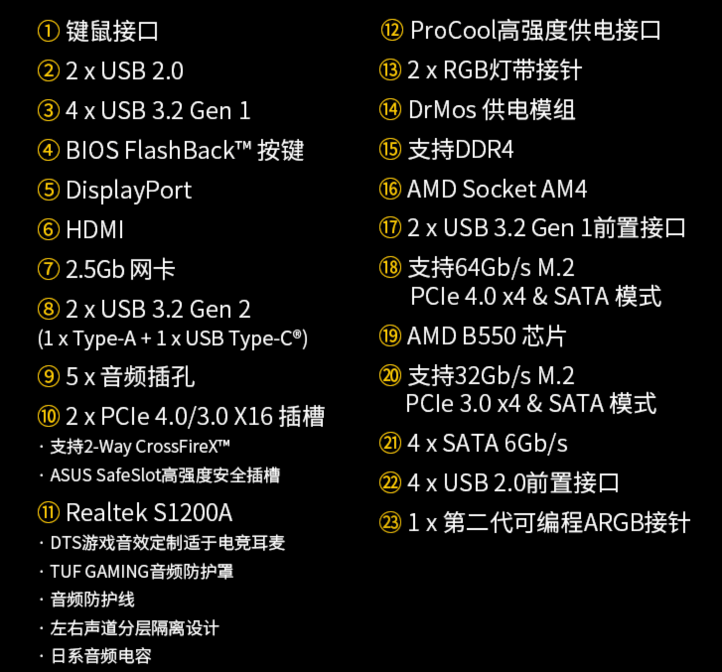 b550m重炮手说明书图片